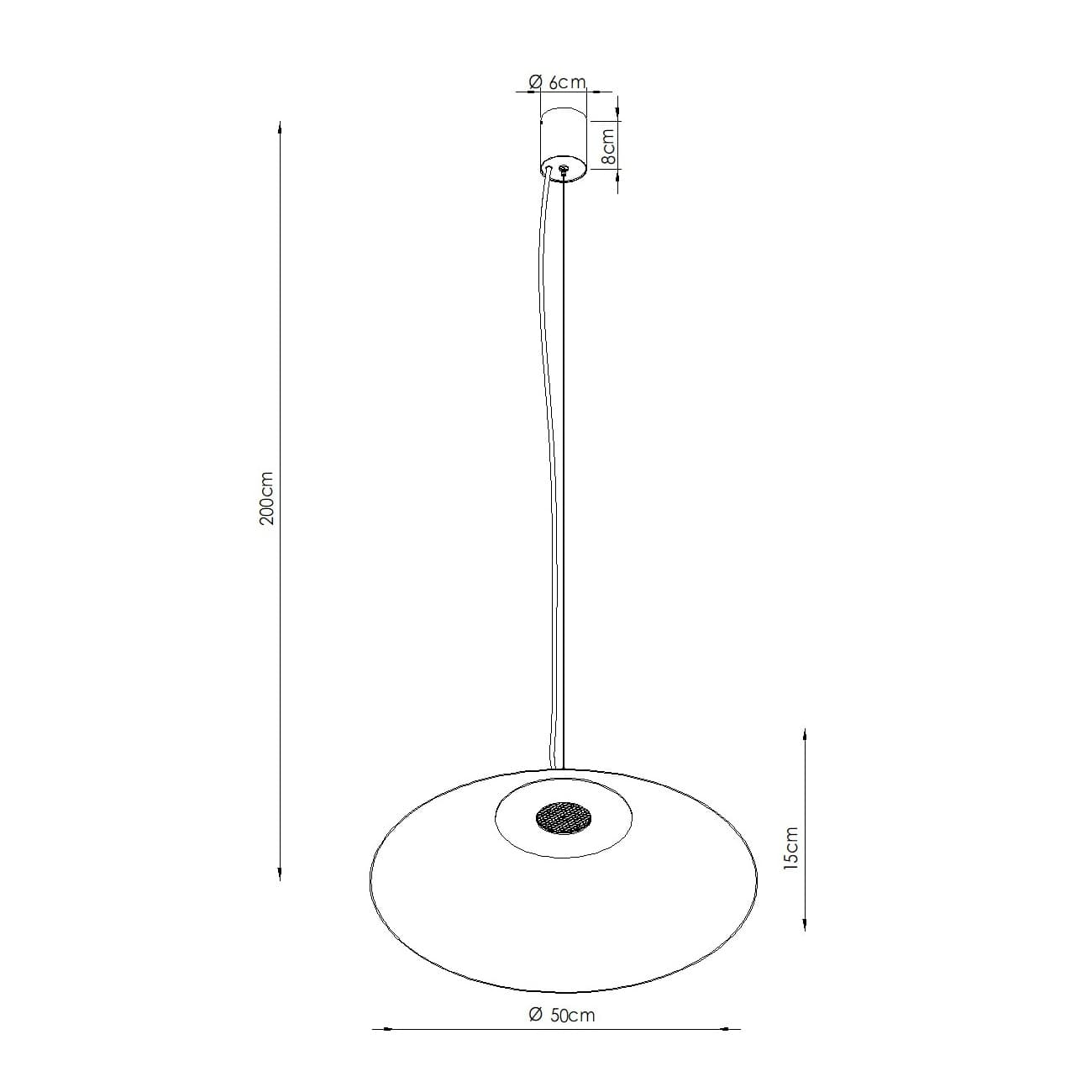 Pendant lamp FINT olive green, Thoro - 309202