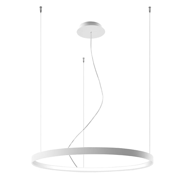 Żyrandol RIO 78 cm, biały, Thoro - WYMIARY