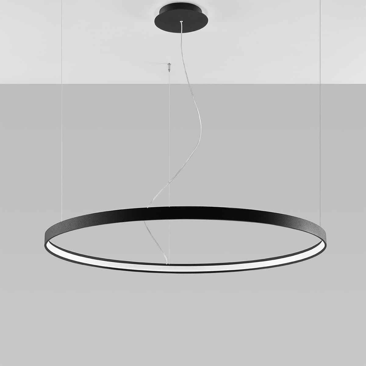 Żyrandol RIO 110 cm, czarny, Thoro - 309497