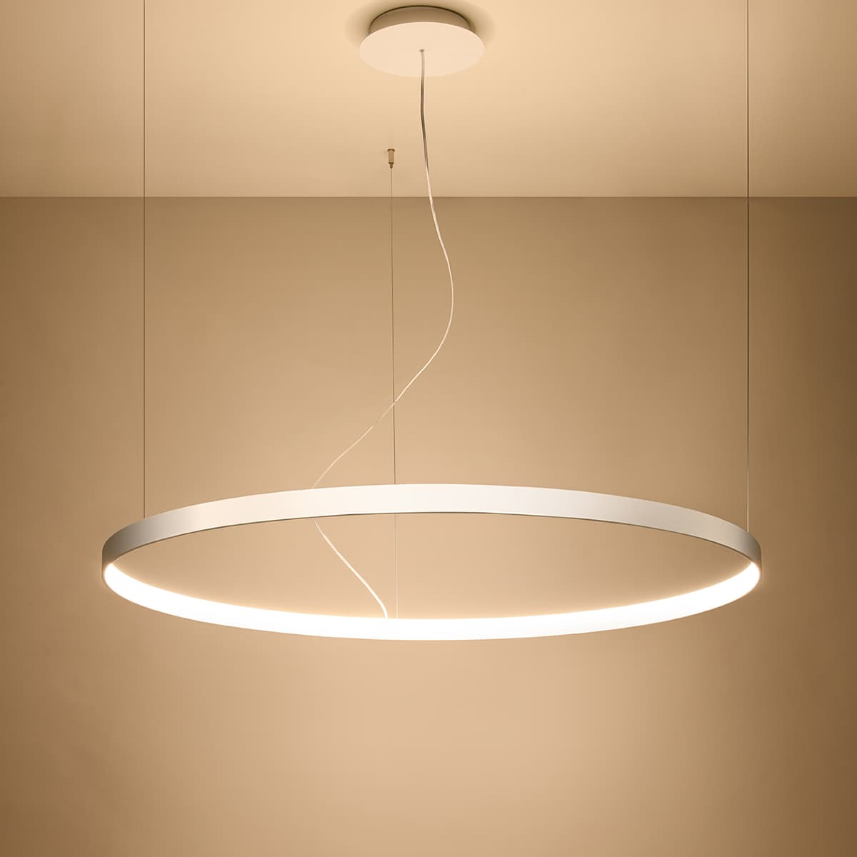 Żyrandol RIO 110 cm, biały, Thoro - 309488