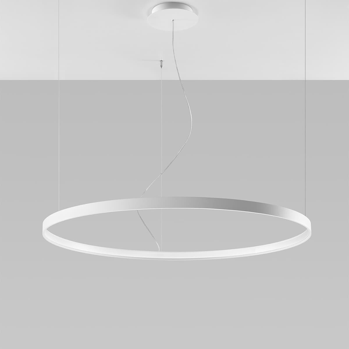 Żyrandol RIO 110 cm, biały, Thoro - 309484
