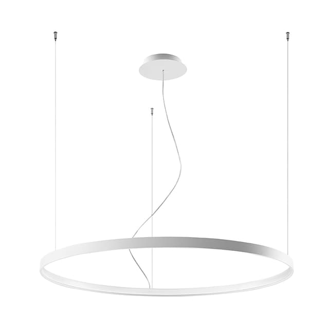 Żyrandol RIO 110 cm, biały, Thoro - WYMIARY