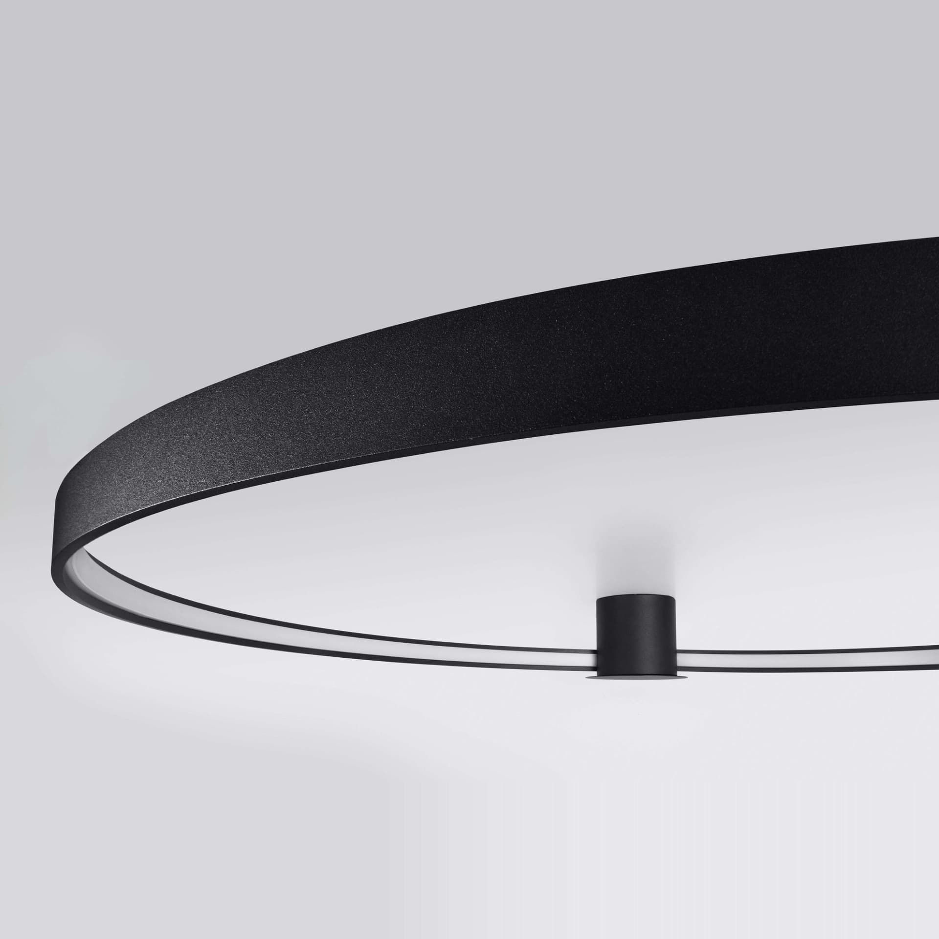 Plafon RIO 55 cm, czarny, Thoro - 309436