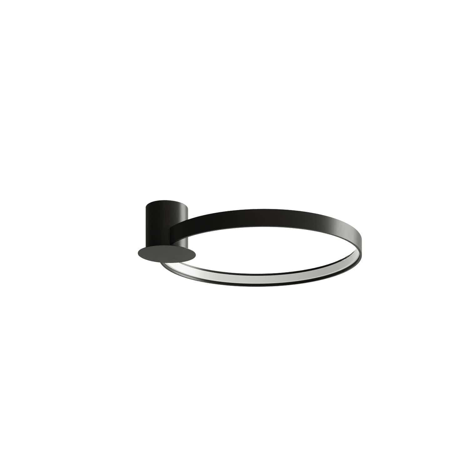 Plafon RIO 55 cm, czarny, Thoro