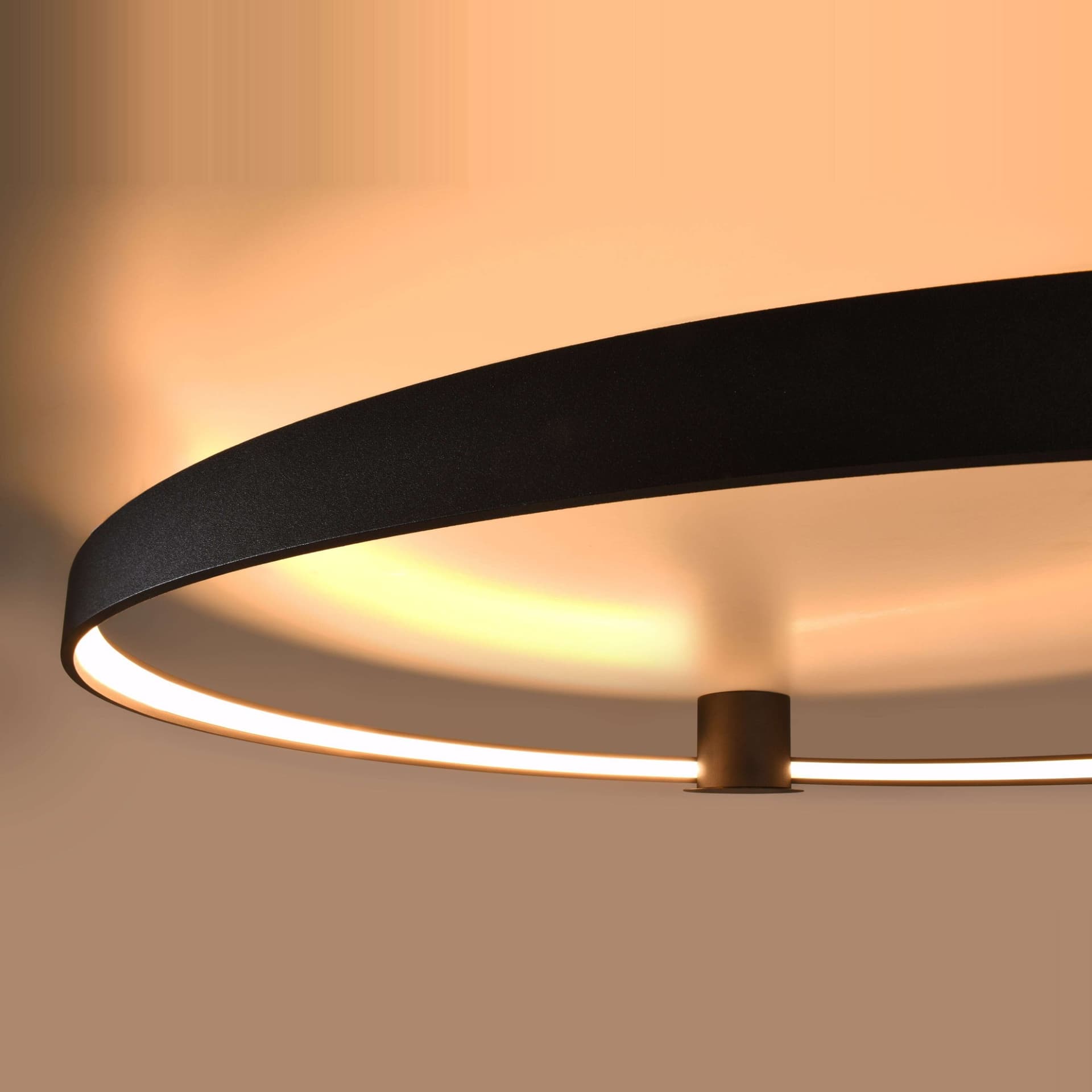 Plafon RIO 78 cm, czarny, Thoro - 309416