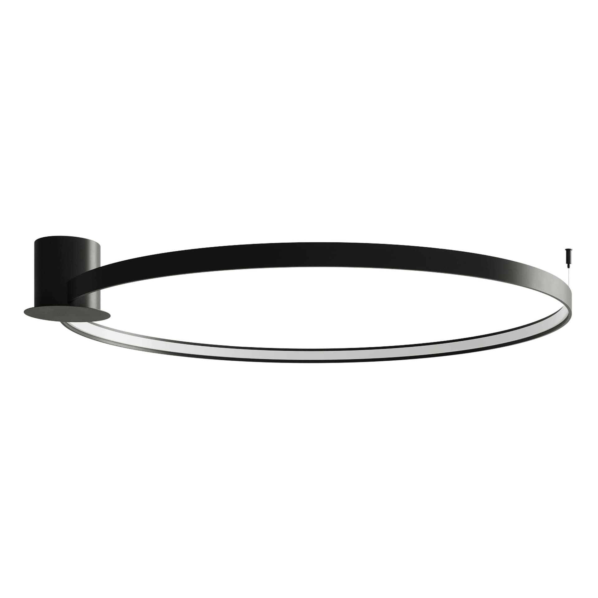 Plafon RIO 110 cm, czarny, Thoro