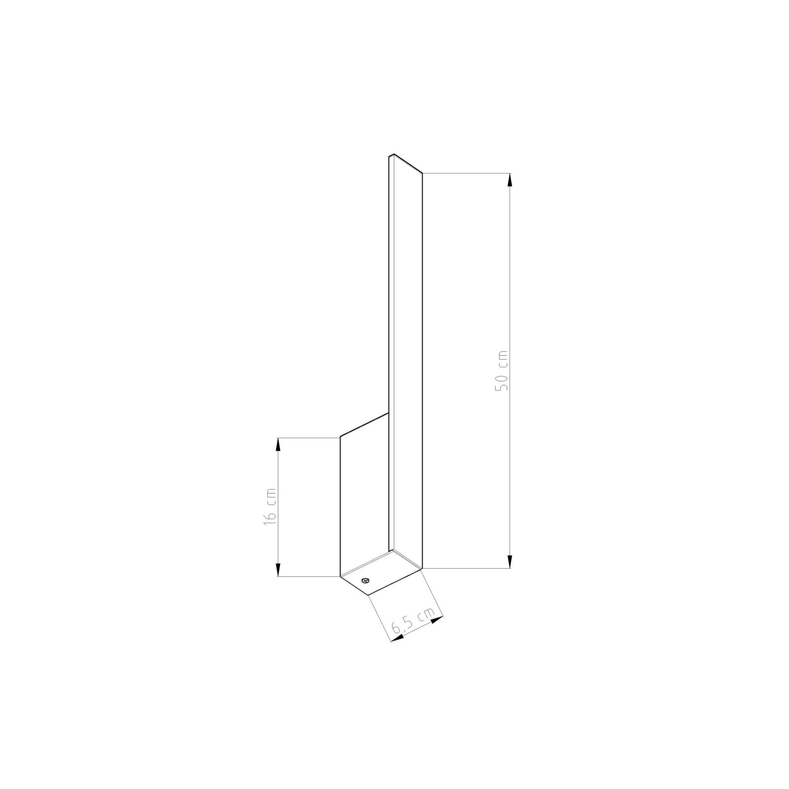 Kinkiet LAHTI 50 cm, biały, Thoro - 309409