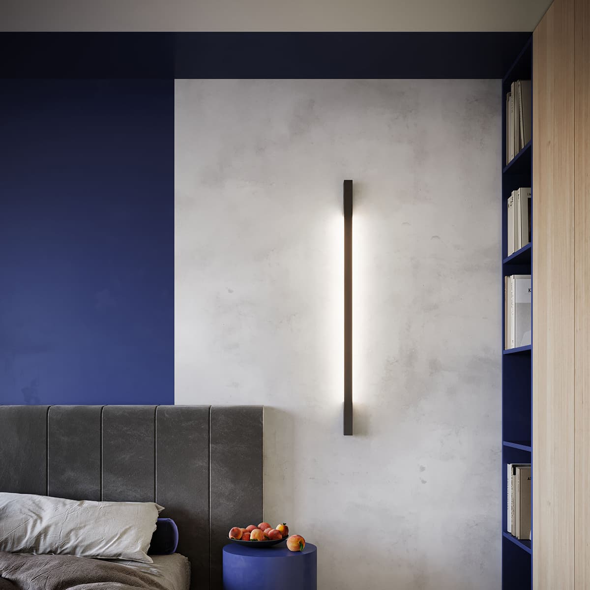 Kinkiet SAPPO 120 cm, czarny, Thoro - 309302