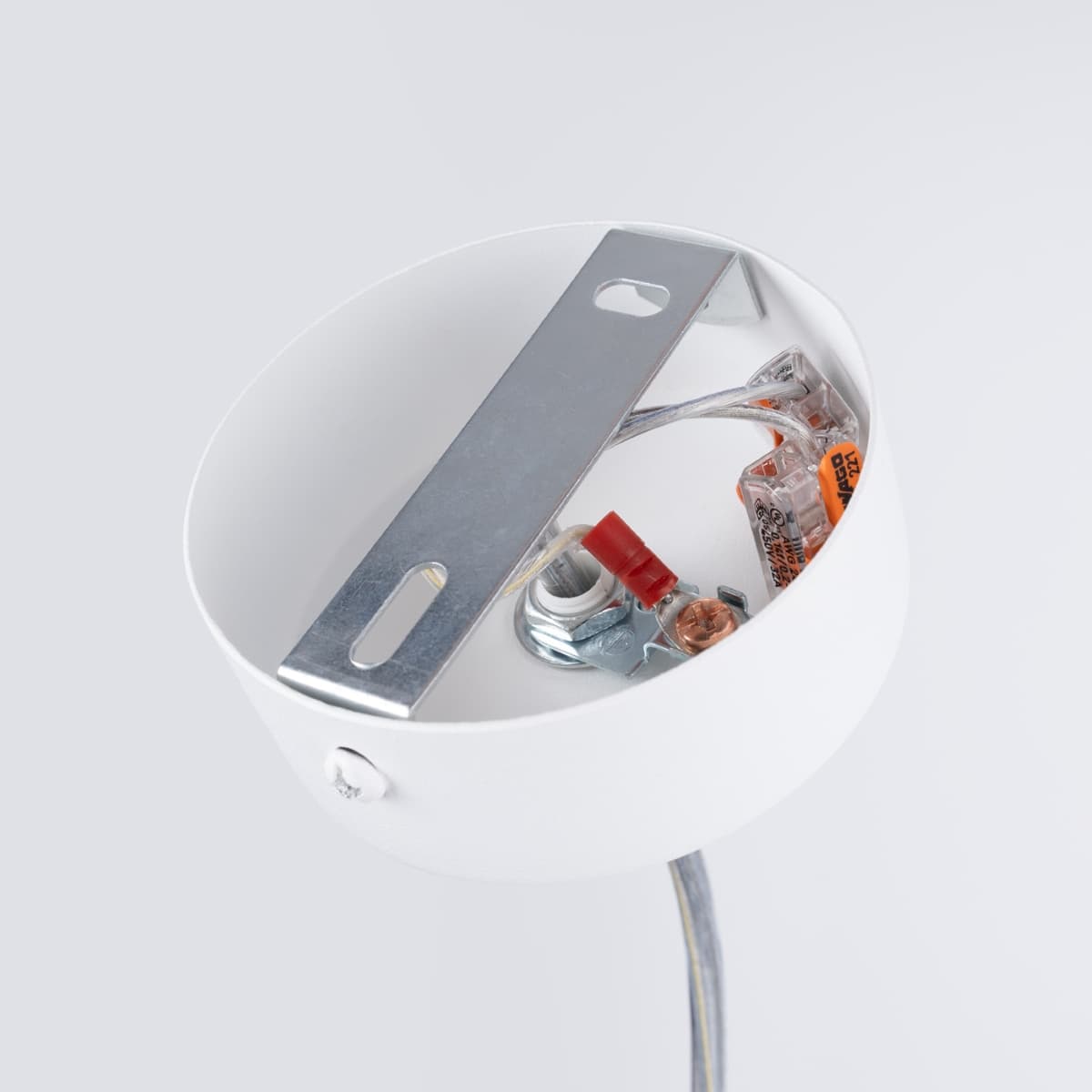 Pendant lamp FARGE white, Thoro - 310260