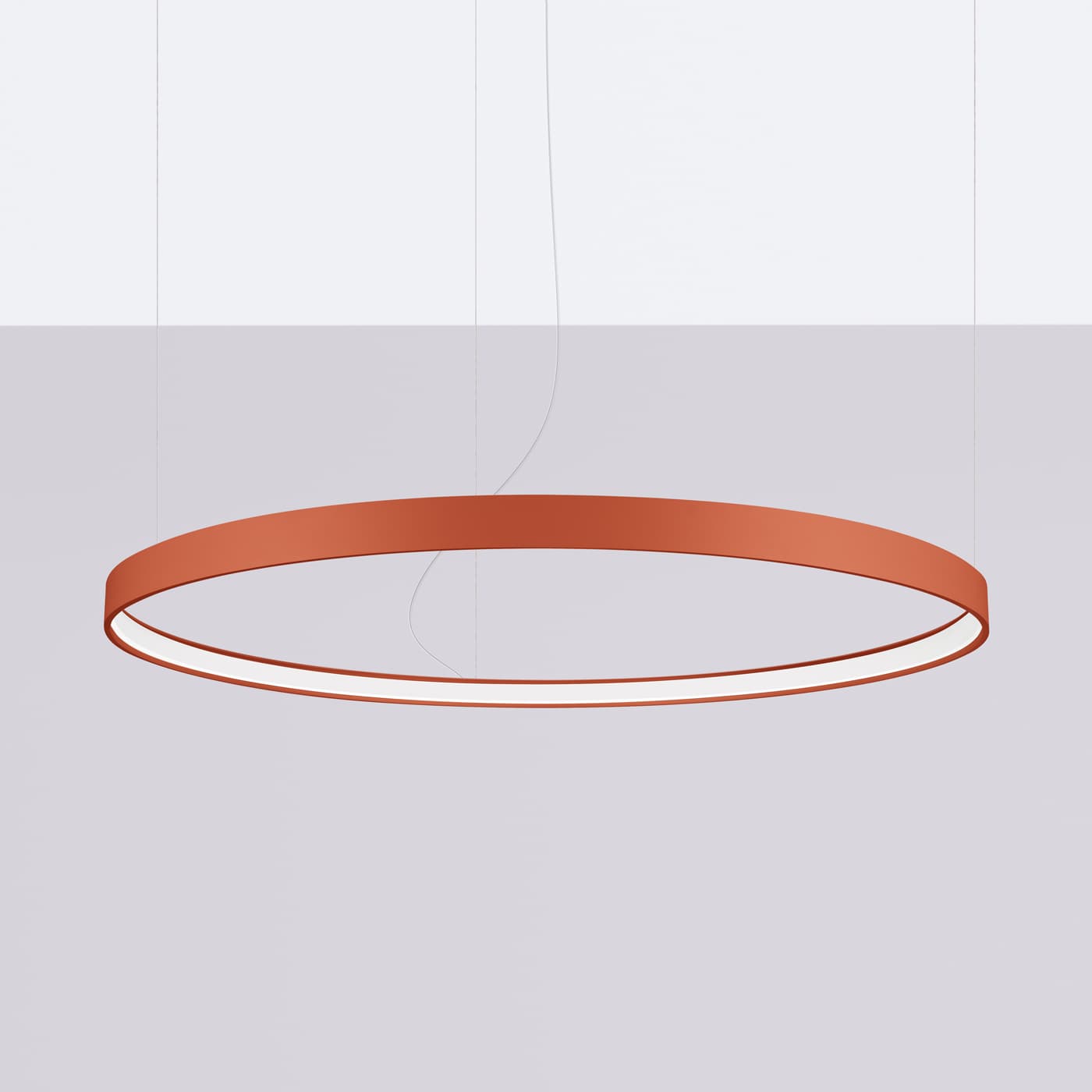 Żyrandol RIO 110 cm, ochra czerwona, Thoro - 310049