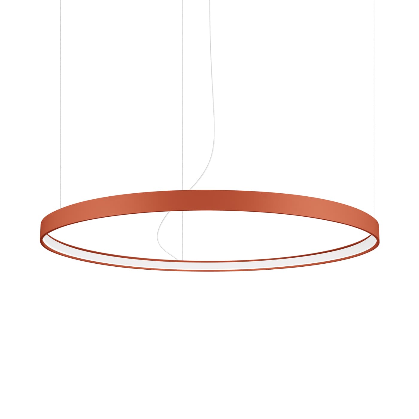 Żyrandol RIO 110 cm, ochra czerwona, Thoro