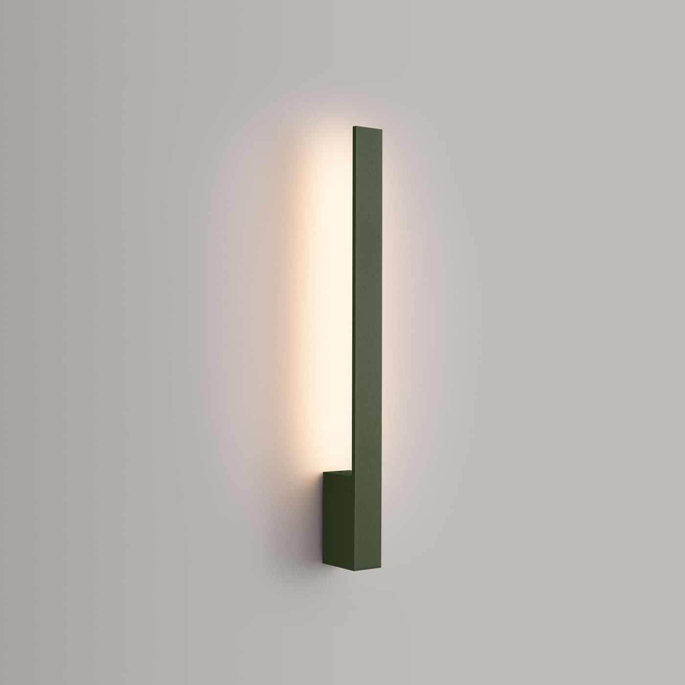 Kinkiet LAHTI 50 cm, zielony oliwkowy, Thoro - 309938