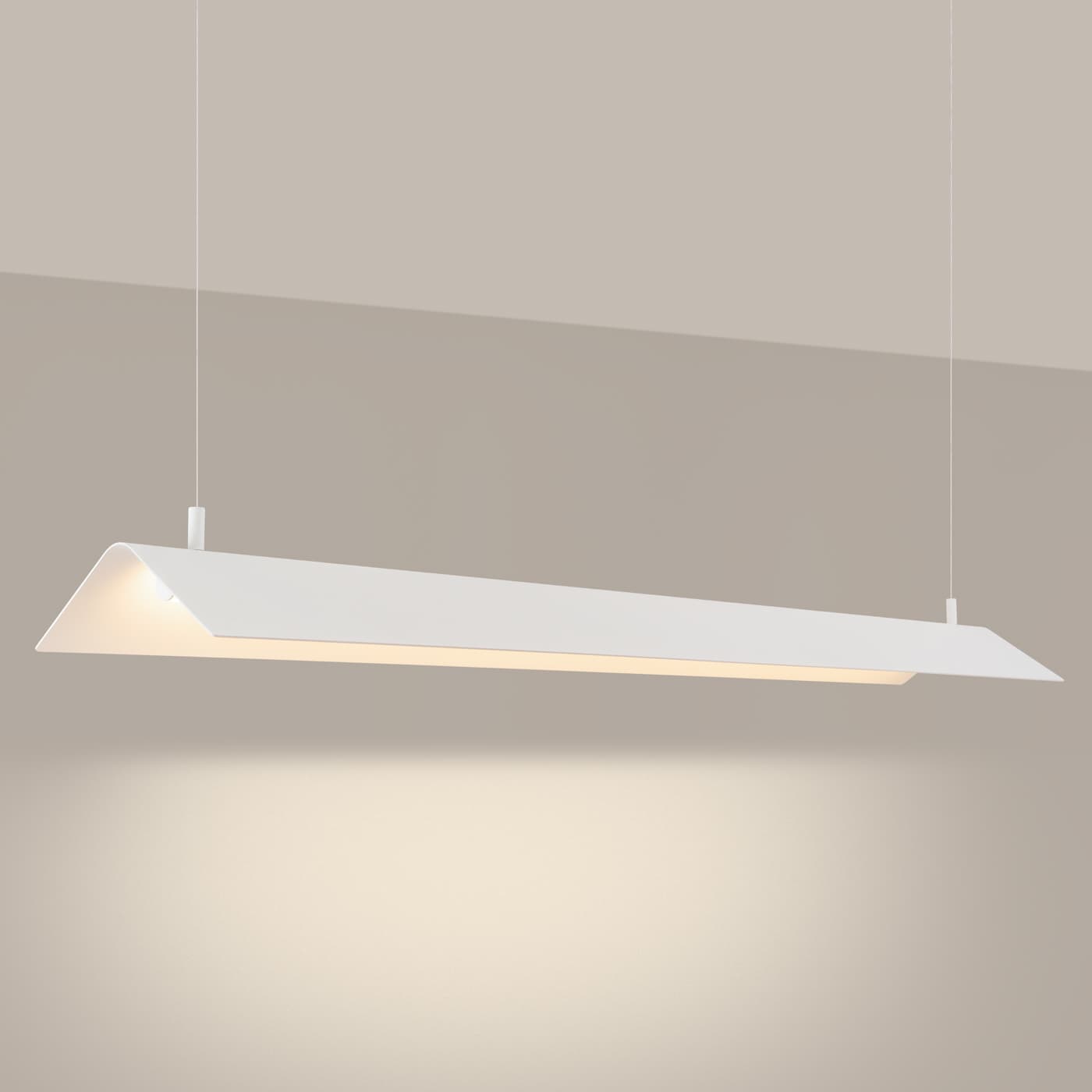 Pendant lamp ELVA white, Thoro - 309884