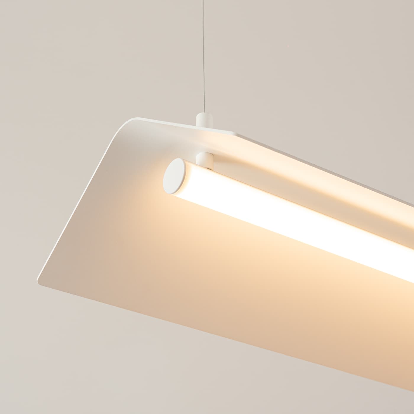 Pendant lamp ELVA white, Thoro - 309885
