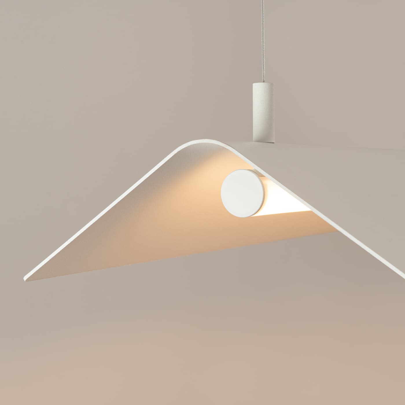 Pendant lamp ELVA white, Thoro - 309886