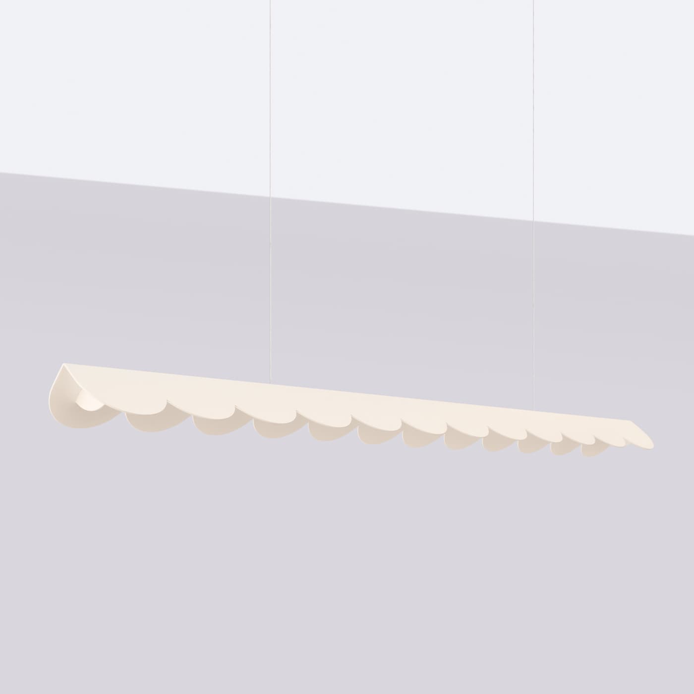 Lampa wisząca BISCUIT 130 cm beżowa, Thoro - 310512