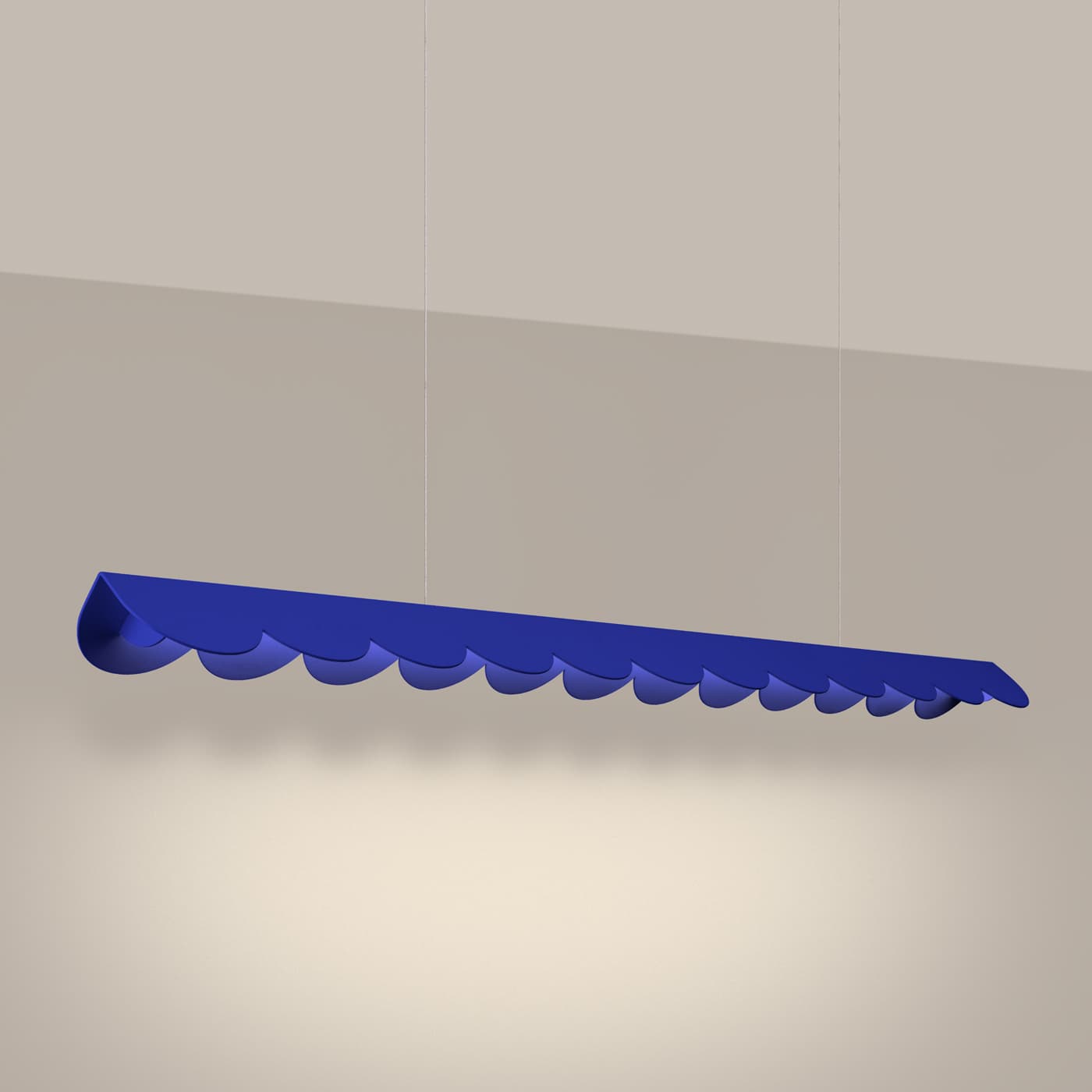 Lampa wisząca BISCUIT 130 cm ultramaryna, Thoro - 310503