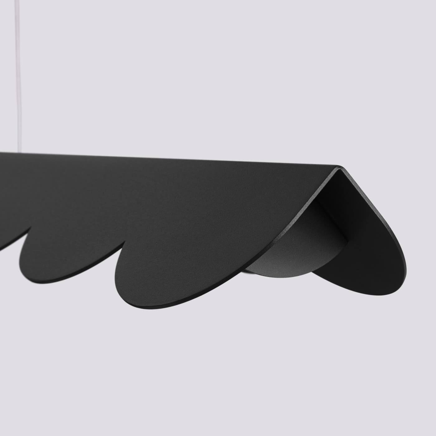 Lampa wisząca BISCUIT 130 cm czarna, Thoro - 310494