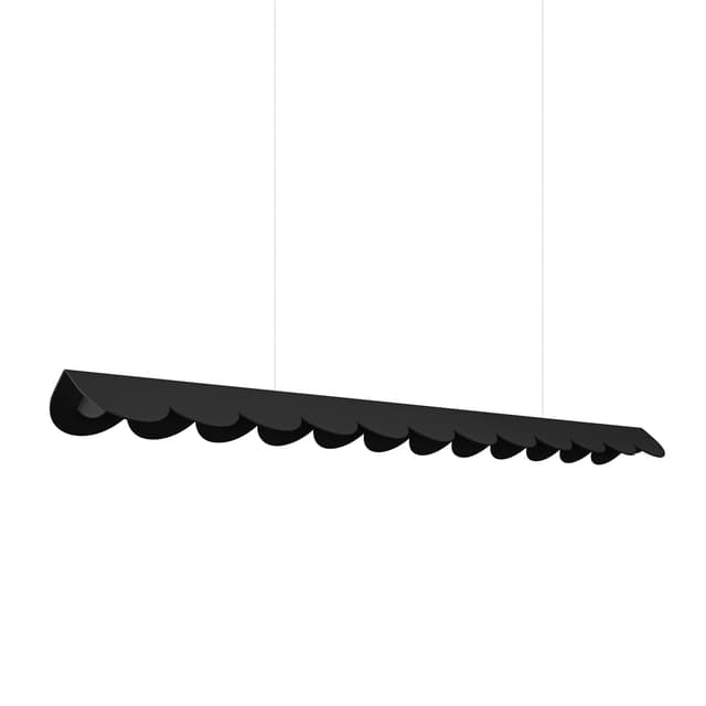 Lampa wisząca BISCUIT 130 cm czarna, Thoro - WYMIARY