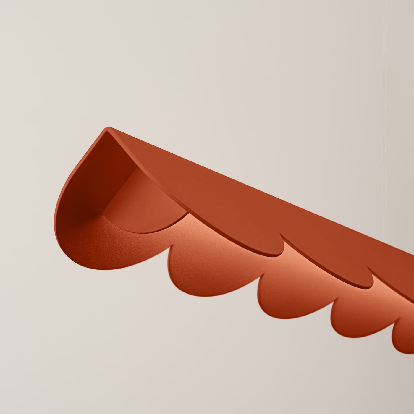 Lampa wisząca BISCUIT 130 cm ochra czerwona, Thoro - 310482