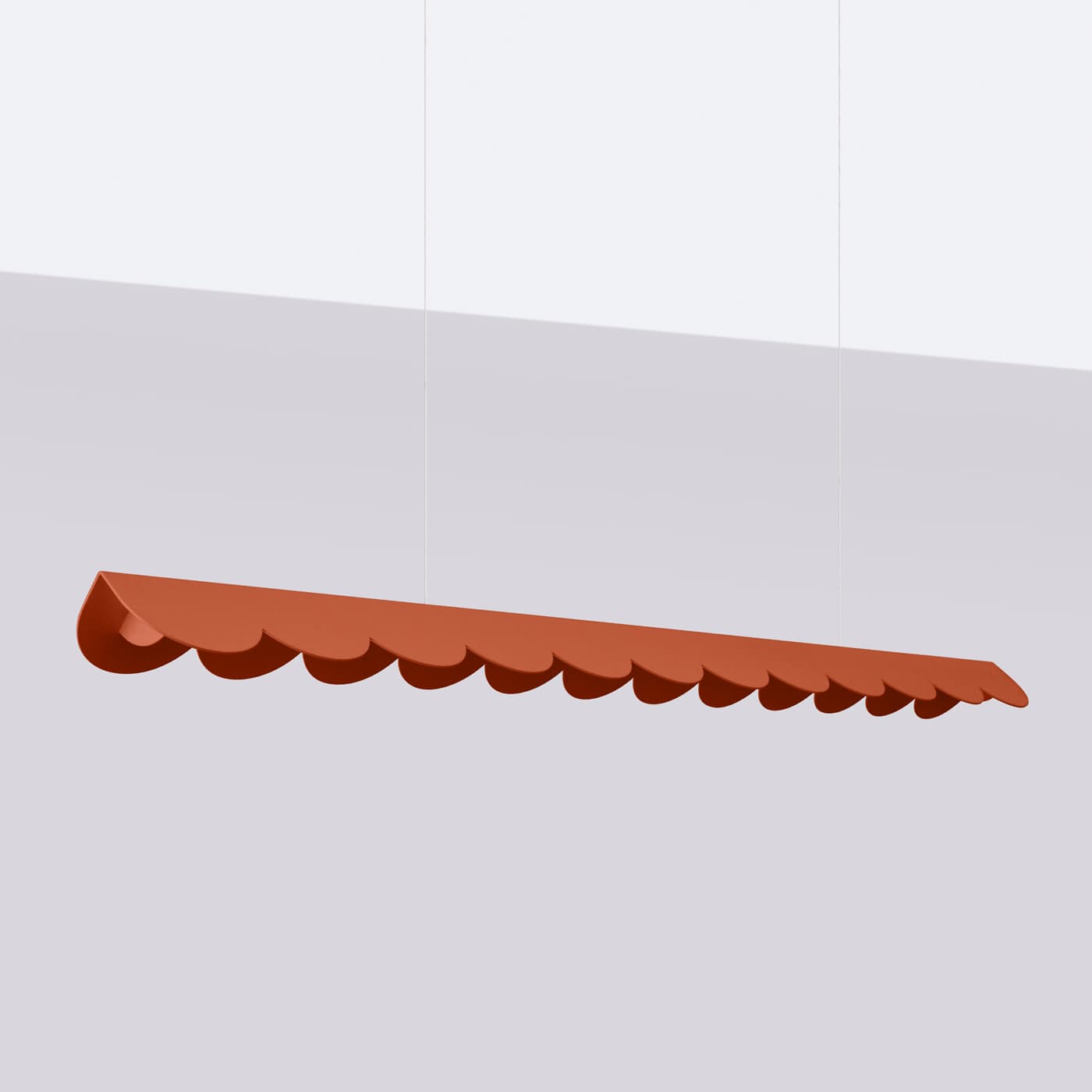 Lampa wisząca BISCUIT 130 cm ochra czerwona, Thoro - 310479
