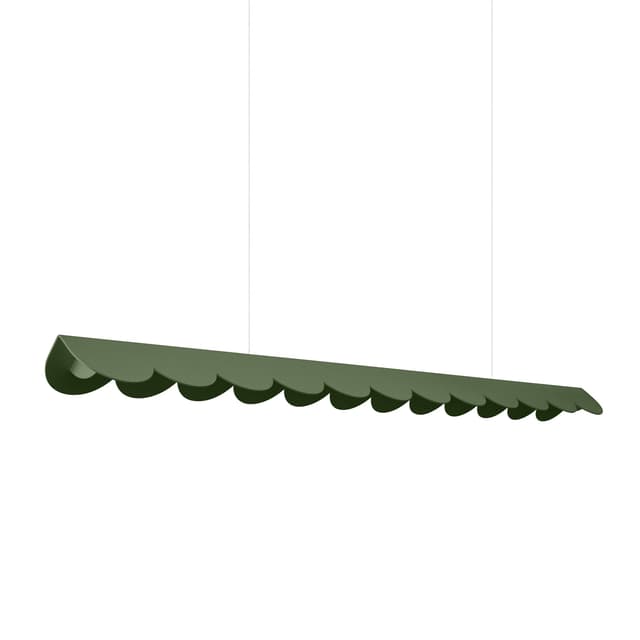 Lampa wisząca BISCUIT 130 cm zielona oliwka, Thoro - WYMIARY