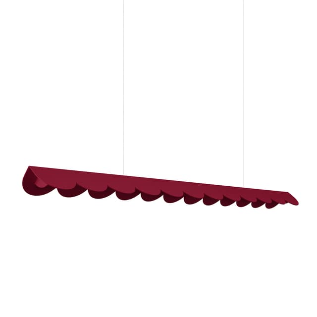 Lampa wisząca BISCUIT 130 cm burgund, Thoro - WYMIARY
