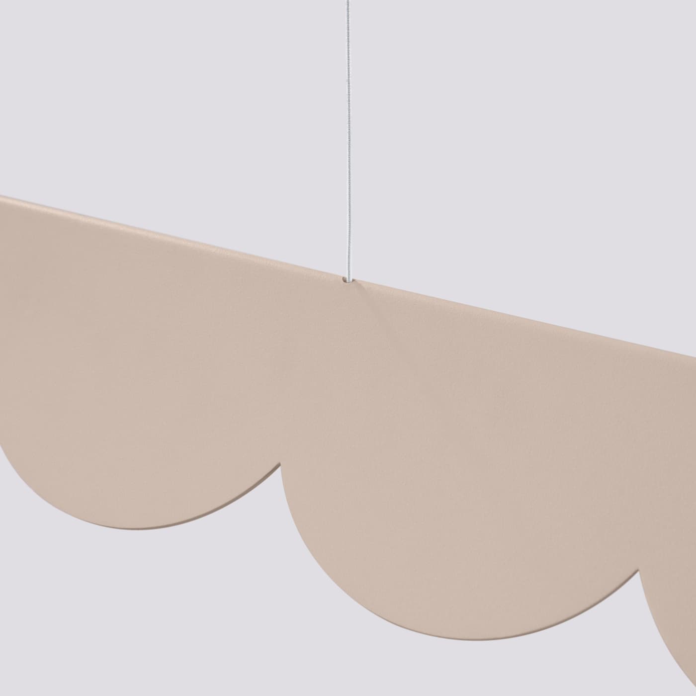 Lampa wisząca BISCUIT 130 cm taupe, Thoro - 310451