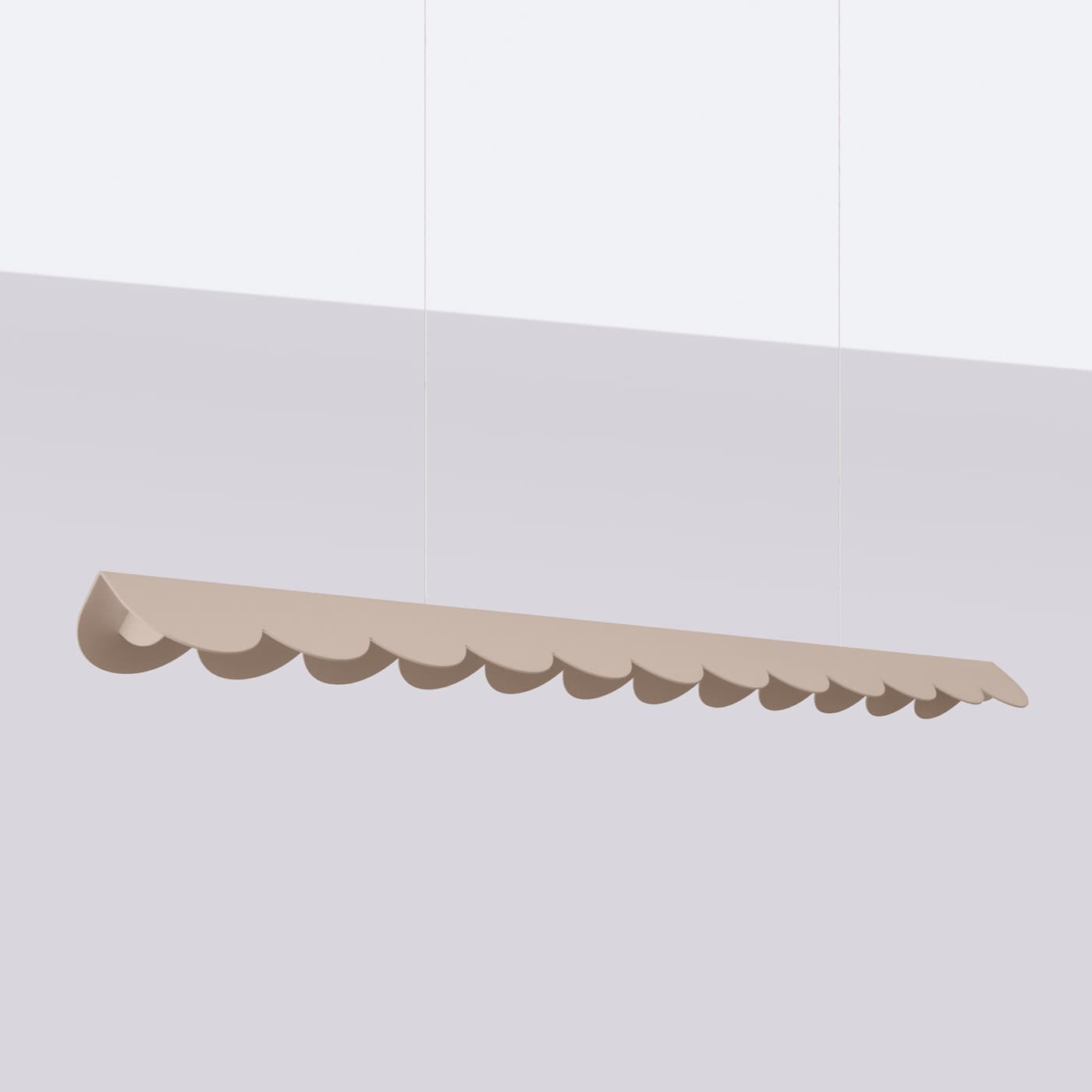Lampa wisząca BISCUIT 130 cm taupe, Thoro - 310446