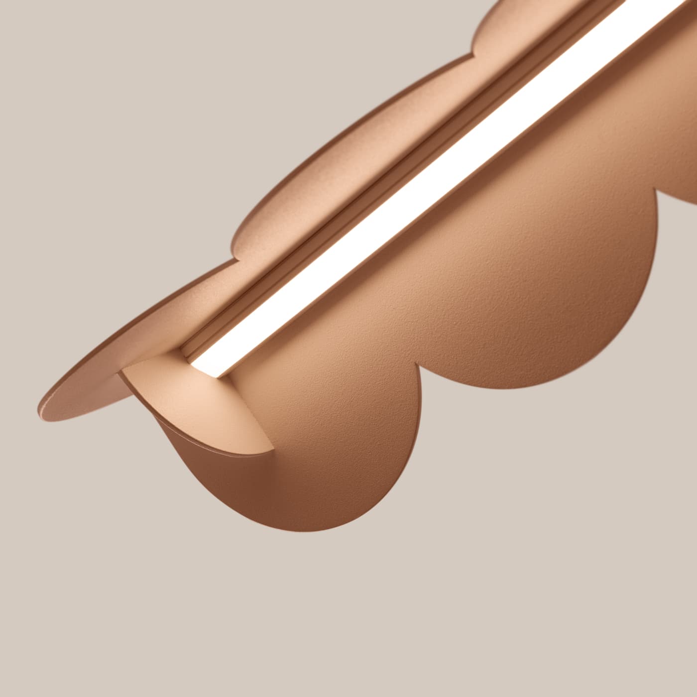 Lampa wisząca BISCUIT 130 cm mocca, Thoro - 310442