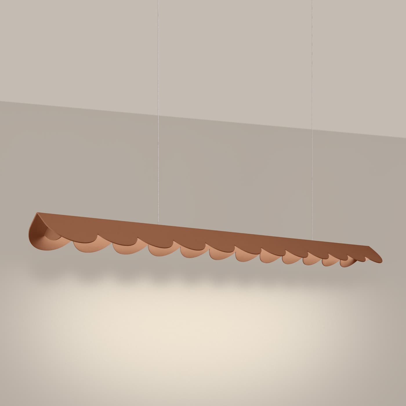 Lampa wisząca BISCUIT 130 cm mocca, Thoro - 310437