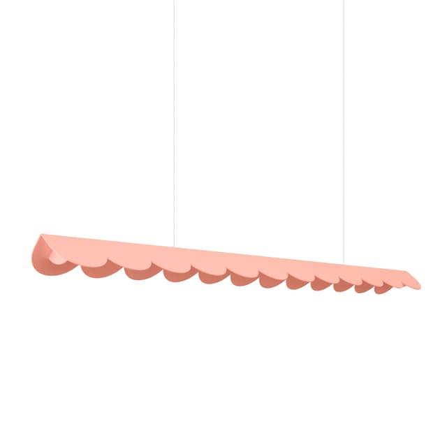 Lampa wisząca BISCUIT 130 cm brzoskwiniowa, Thoro - WYMIARY