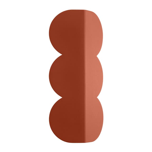 Kinkiet BISCUIT ochra czerwona, Thoro - WYMIARY