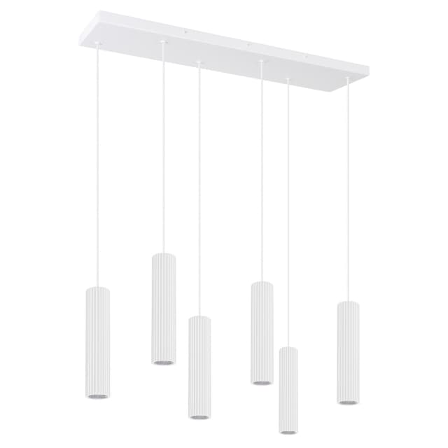 Pendant lamp IVAR 6L white, Thoro - DIMENSION