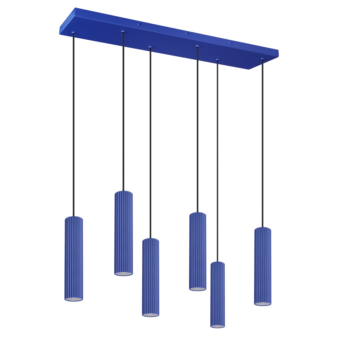 Pendant lamp IVAR 6L ultramarine, Thoro