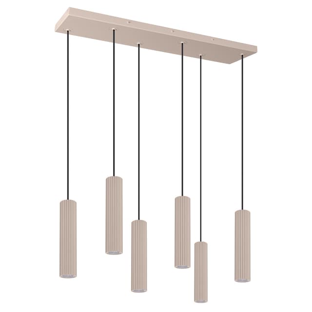 Pendant lamp IVAR 6L taupe, Thoro - DIMENSION