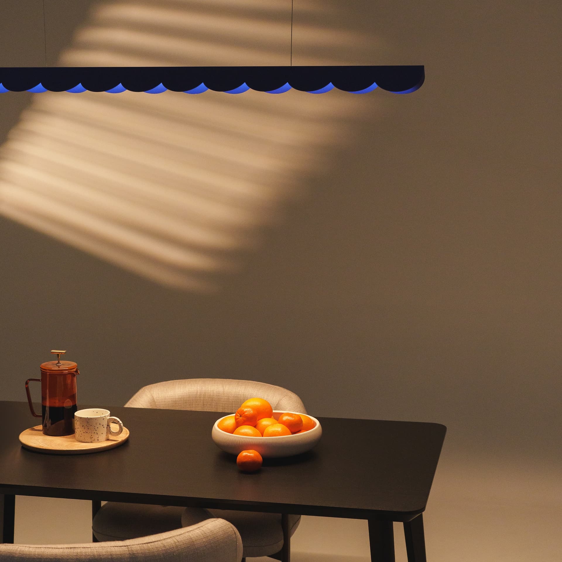 Lampa wisząca BISCUIT 100 cm, ultramaryna, Thoro - 313599