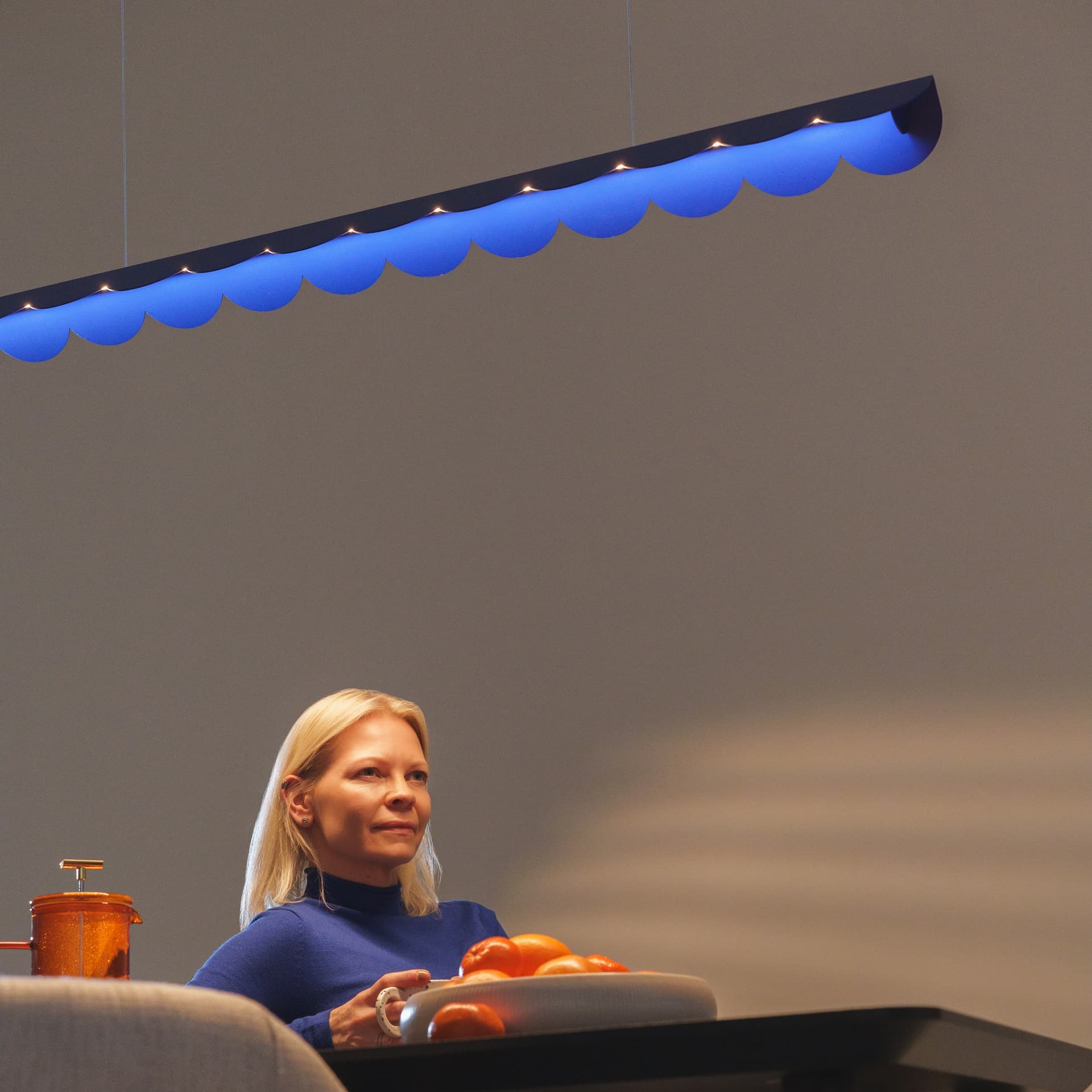 Lampa wisząca BISCUIT 100 cm, czarna, Thoro - 313615