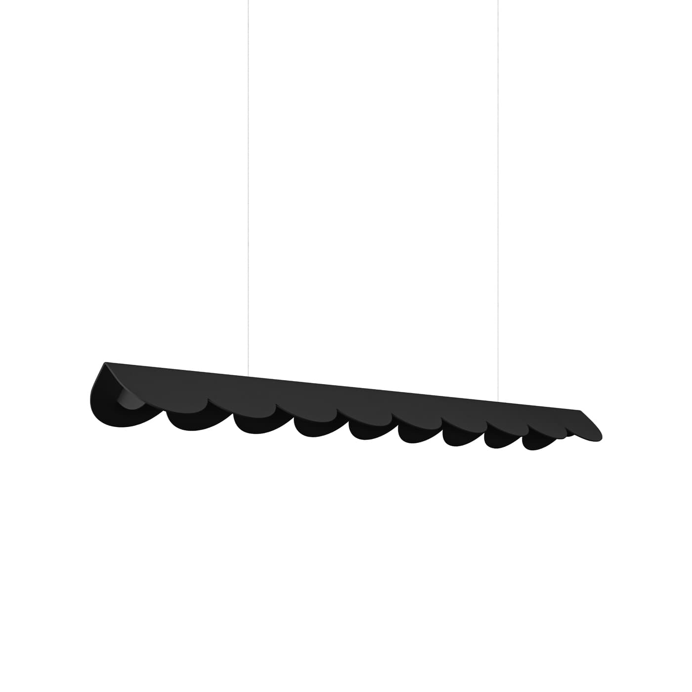Lampa wisząca BISCUIT 100 cm, czarna, Thoro