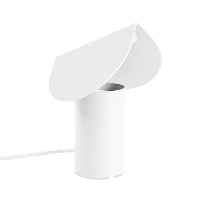 Lampa biurkowa BISCUIT biała, Thoro - WYMIARY