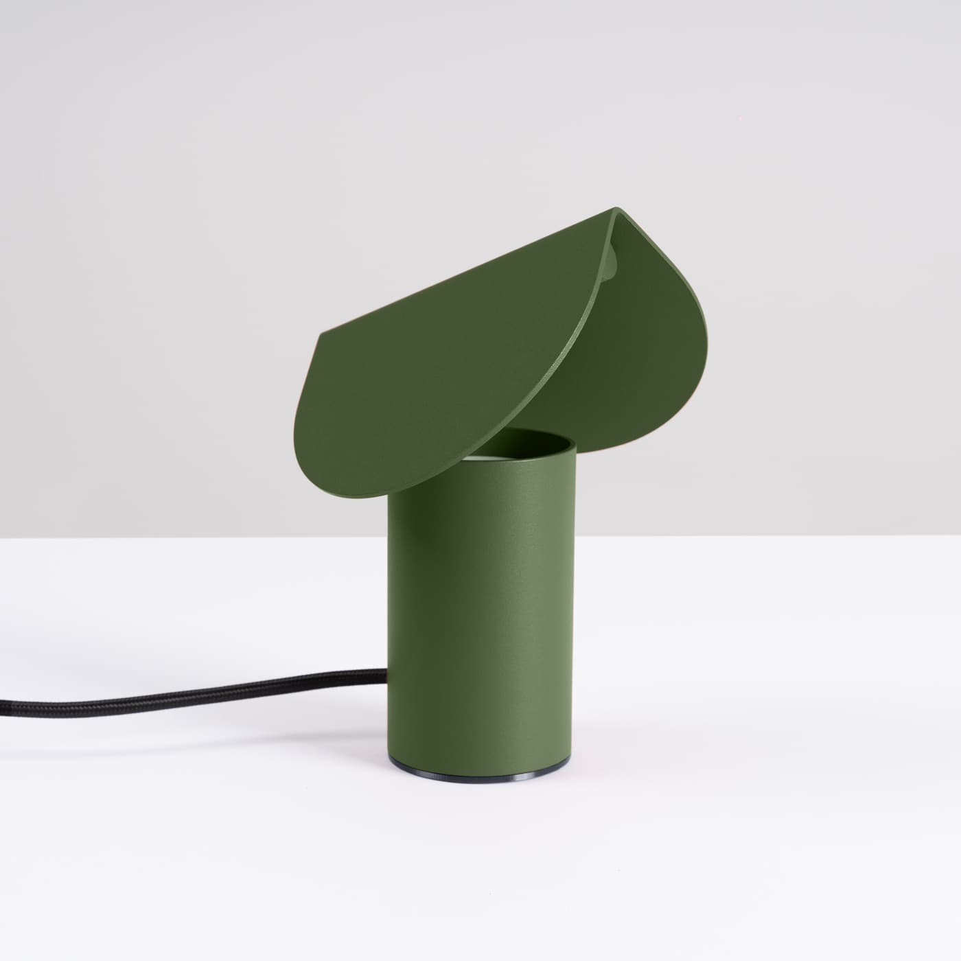 Lampa biurkowa BISCUIT zielona oliwka, Thoro - 311458