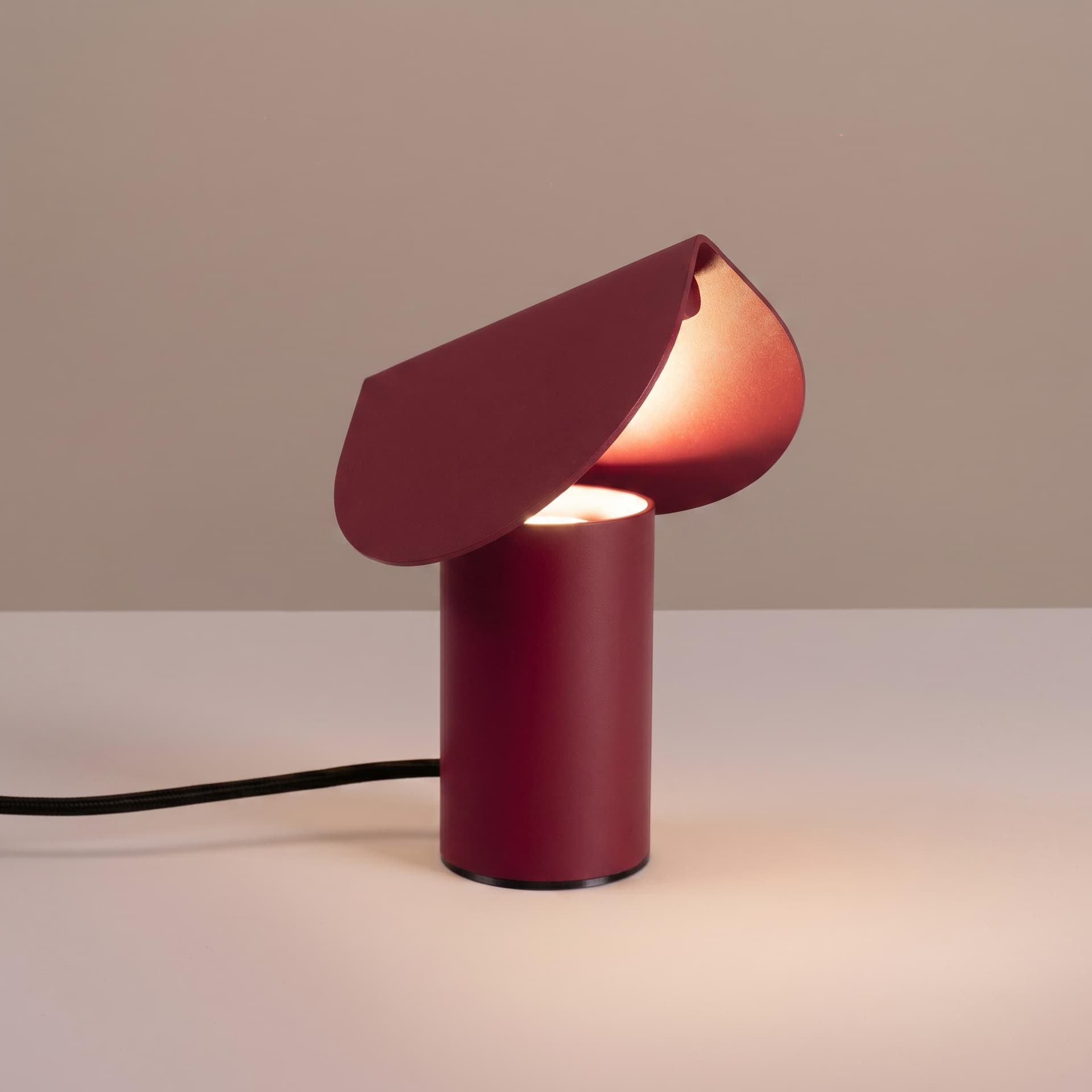 Lampa biurkowa BISCUIT burgund, Thoro - 311449