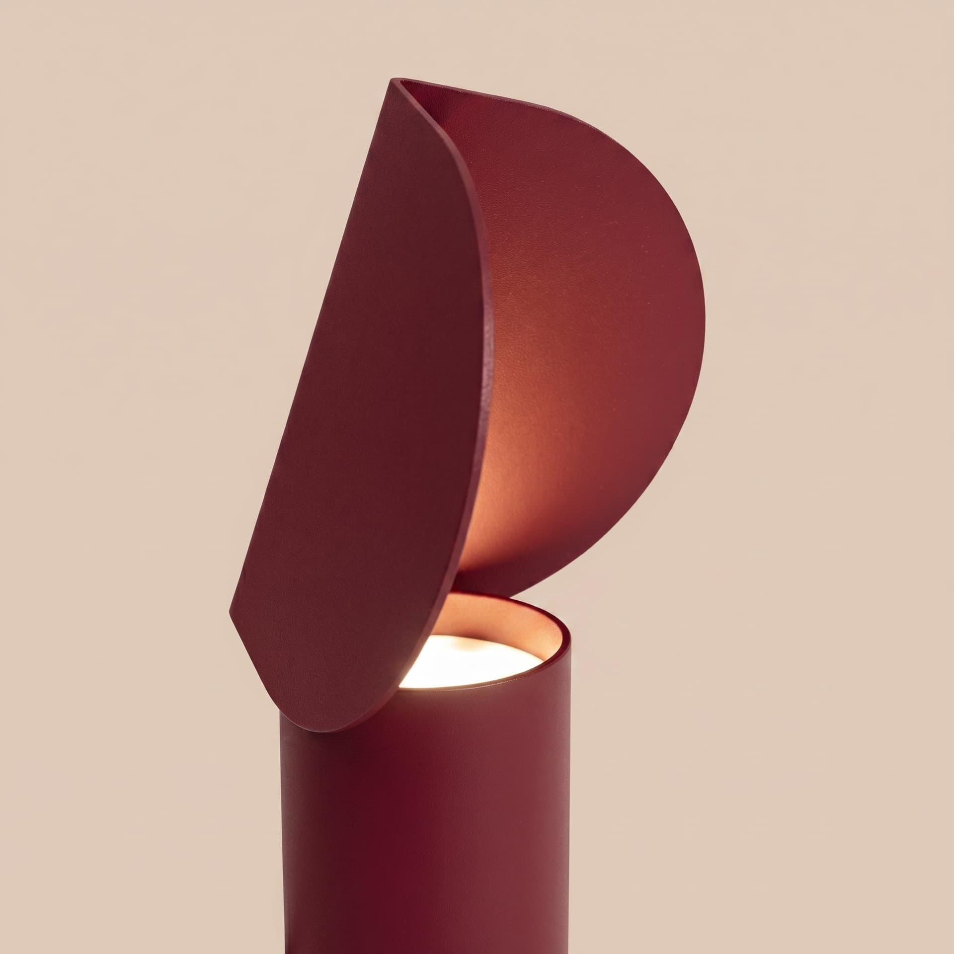 Lampa biurkowa BISCUIT burgund, Thoro - 311451