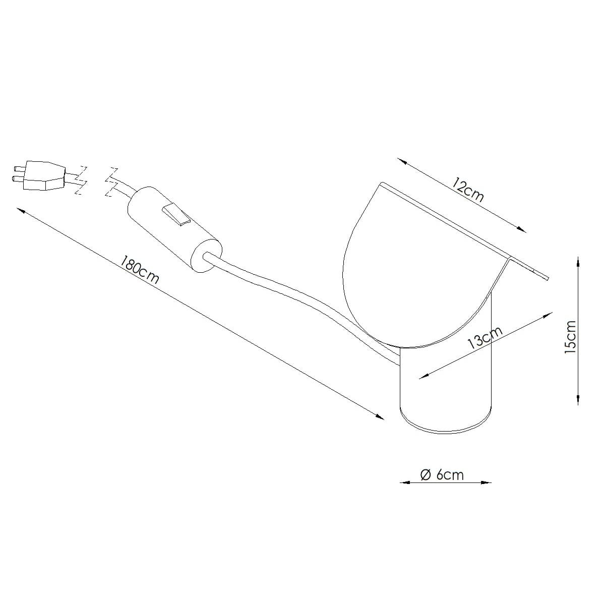 Lampa biurkowa BISCUIT brzoskwiniowa, Thoro - 311421