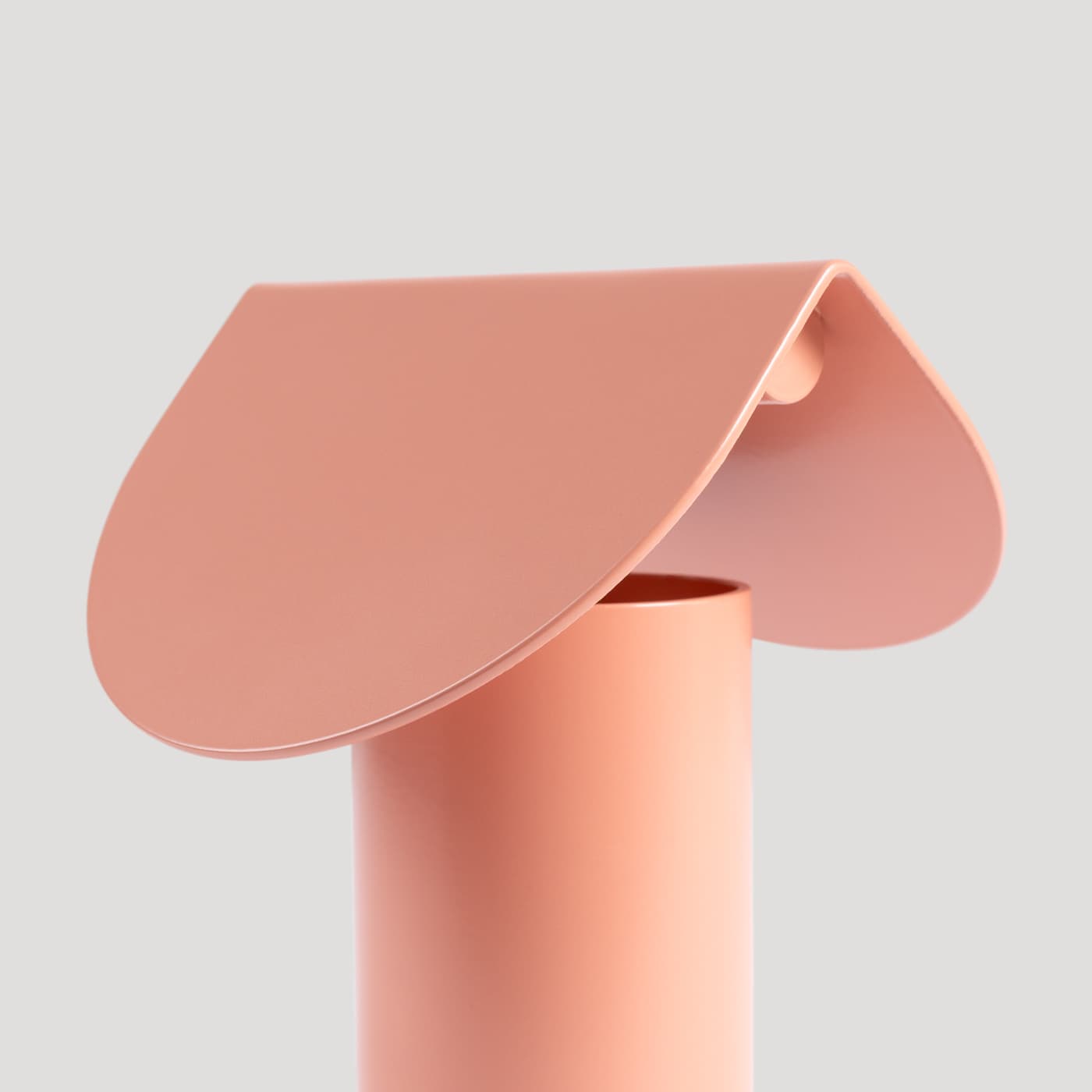 Lampa biurkowa BISCUIT brzoskwiniowa, Thoro - 311417