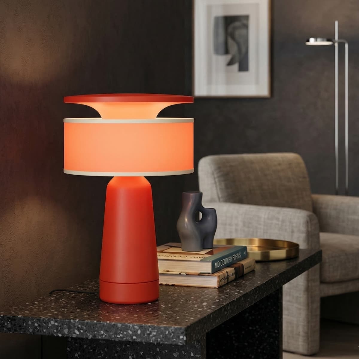 Desk lamp AXO red, Thoro - 311393