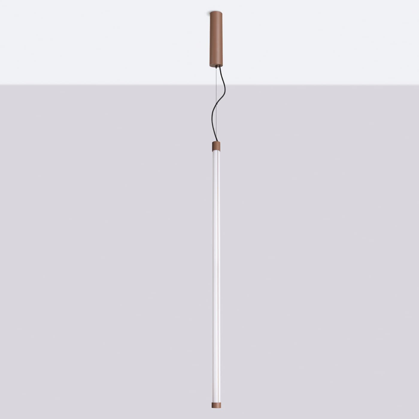 Pendant lamp TRANG 100 cm, brown, Thoro - 311305