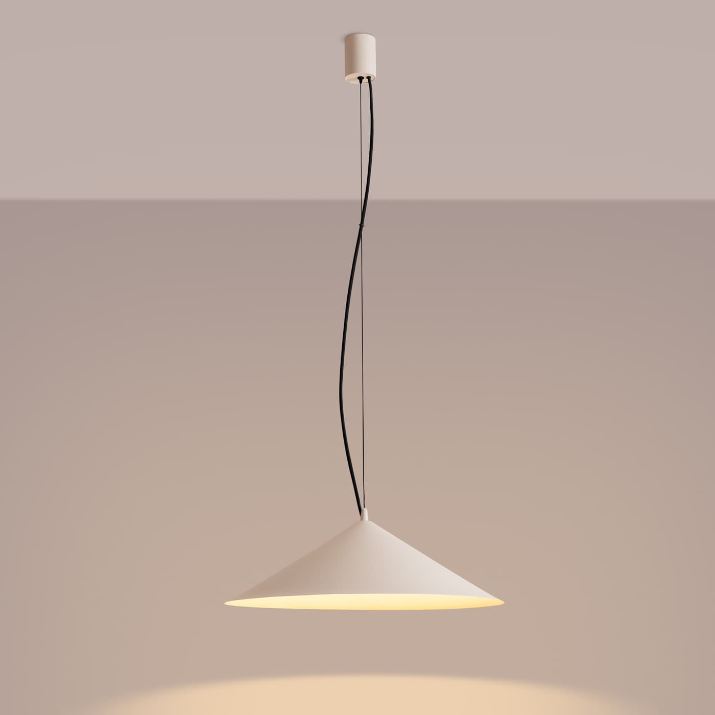 Pendant lamp FINT beige, Thoro - 311285