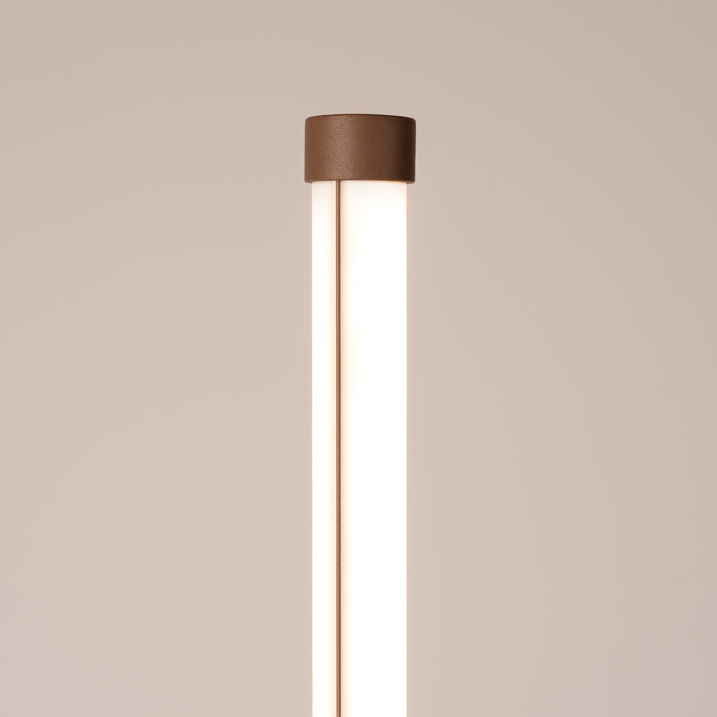 Floor lamp TRANG brown and white, Thoro - 311256