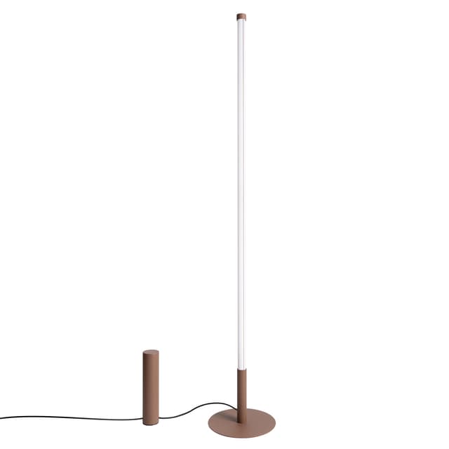 Floor lamp TRANG brown and white, Thoro - DIMENSION